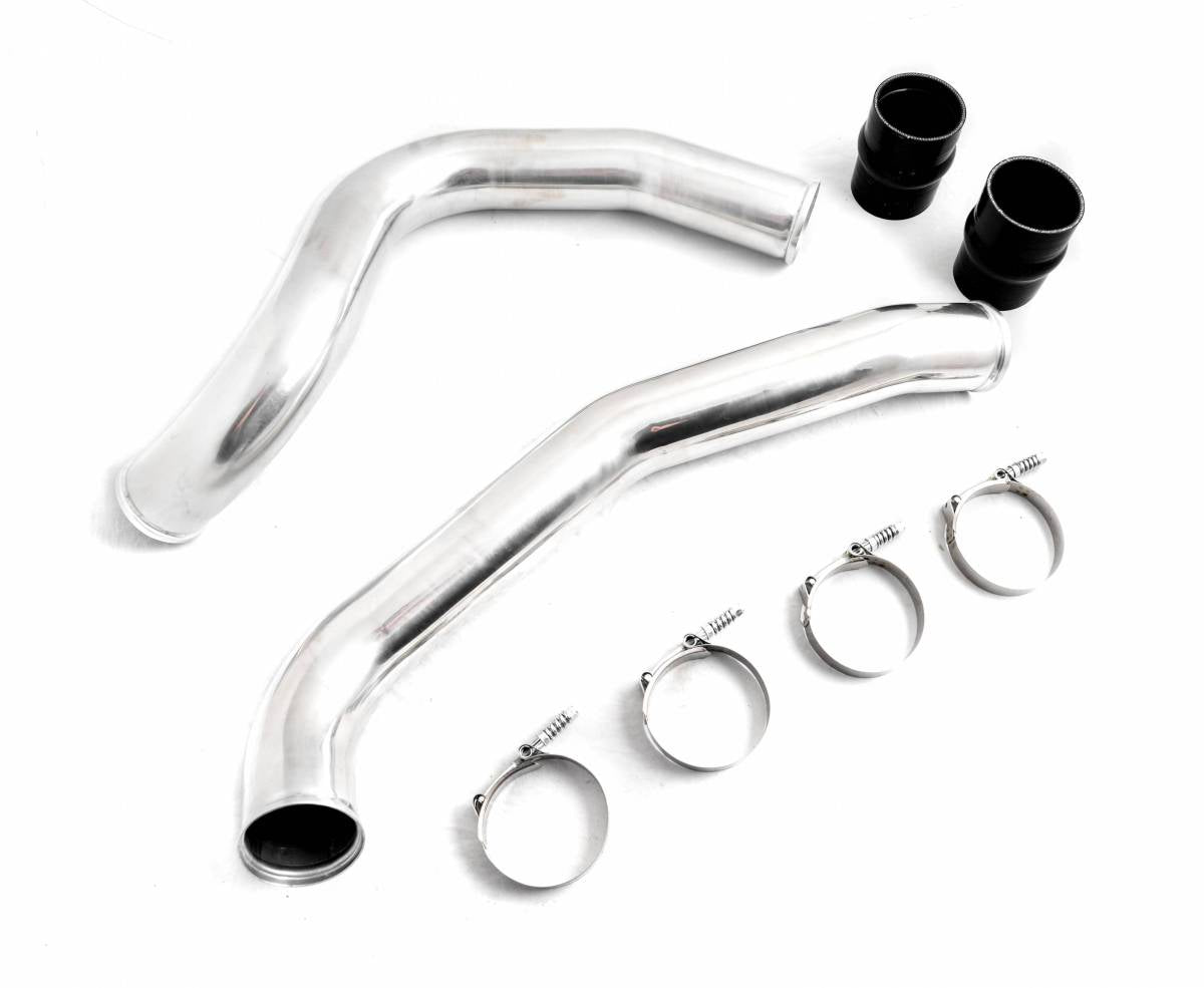 Polished Intercooler Pipe Kit Hot Cold Side For 99.5-03 Ford 7.3L Powerstroke