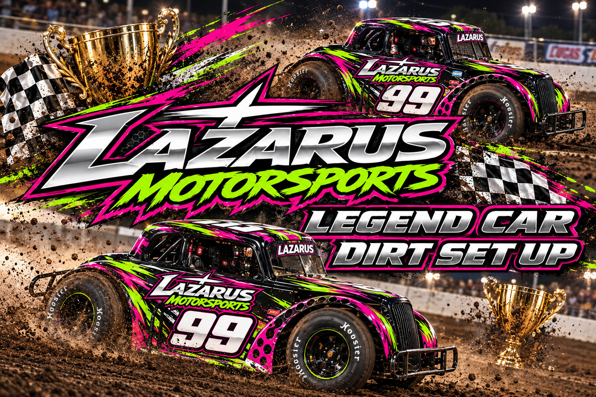 Legend Car Dirt Set Up With Suspension Placement